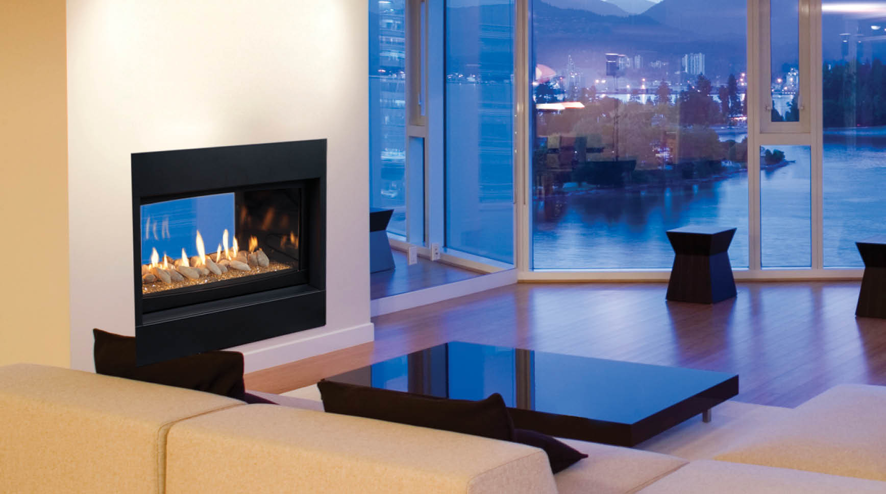 Monessen Serenade See-Thru Direct Vent Gas Fireplace for your home. Our fireplace store has a gas fireplace & more in San Jose