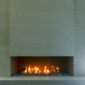 Custom Built Fireplace